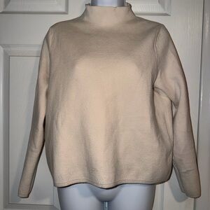 Mango Women's Soft Cream Turtleneck Sweater